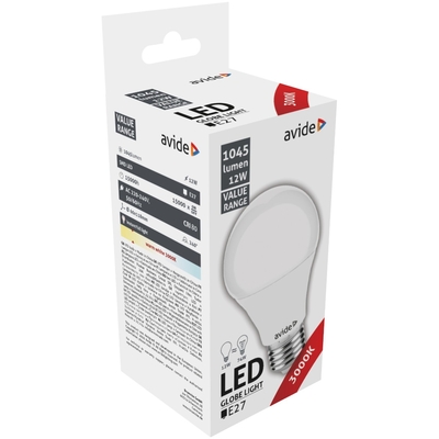 Product Λάμπα LED Avide Κοινή 12W E27 Θερμό 3000K Value base image