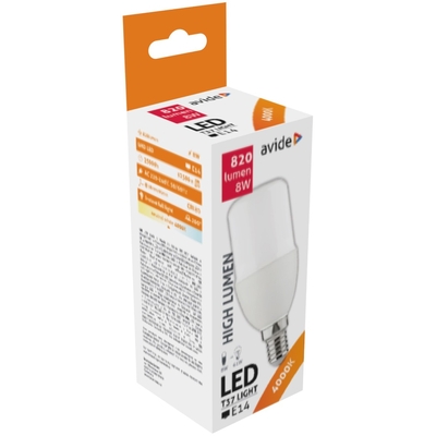 Product Λάμπα LED Avide Bright Stick Bulb T37 8W E14 Λευκό 4000K base image