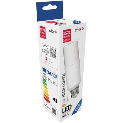 Product Λάμπα LED Avide Bright Stick Bulk T45 13.5W E27 Ψυχρό 6400K base image