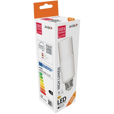 Product Λάμπα LED Avide Bright Stick Bulk T45 13.5W E27 Λευκό 4000K base image