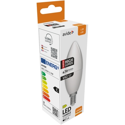 Product Λάμπα LED Avide Κερί 2.9W E14 Λευκό 4000K Super Υψηλής Φωτεινότητας base image