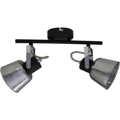 Product Φωτιστικό Οροφής Avide Maya 2xE14 Θέσεων Μαύρο base image