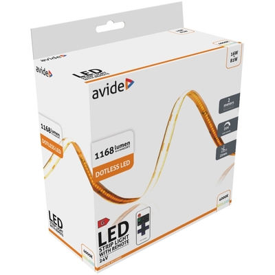 Product Ταινία LED Avide Blister RF 24V COB Λευκό IP20 2m base image
