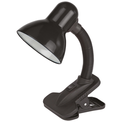 Product Φωτιστικό Γραφείου Avide Basic Κλιπ Μαύρο Max 60W base image
