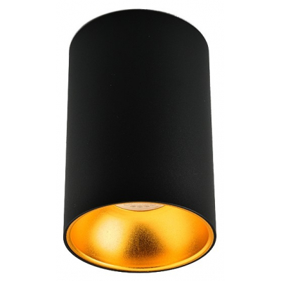 Product Φωτιστικό Οροφής Avide GU10 Spot Light Στρογγυλό Μαύρο-Χρυσό base image