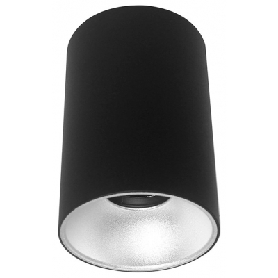 Product Φωτιστικό Οροφής Avide GU10 Spot Light Στρογγυλό Μαύρο-Ασημί base image