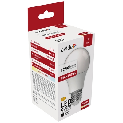 Product Λάμπα LED Avide Κοινή A60 11W E27 Θερμό 3000K base image