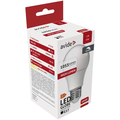 Product Λάμπα LED Avide Κοινή A60 11W E27 Θερμό 3000K Dimmable base image