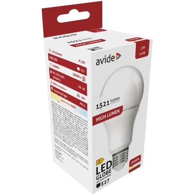 Product Λάμπα LED Avide Κοινή A60 13W E27 Θερμό 3000K base image