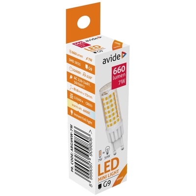 Product Λάμπες LED Avide G9 7W 220° Λευκό 4000K base image