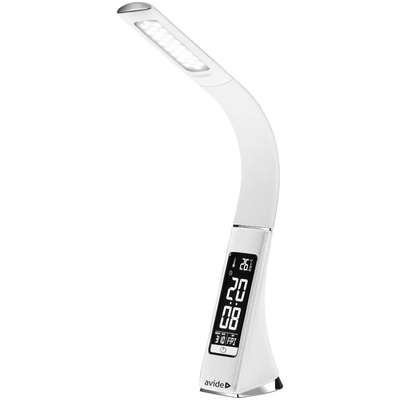 Product Φωτιστικό Γραφείου Avide LED δερμάτινο με ημερολόγιο 6W Λευκό base image