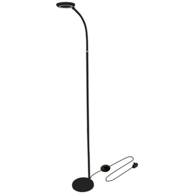 Product Φωτιστικό Δαπέδου Avide LED Angel 12W Λευκό 4000K Μαύρο base image