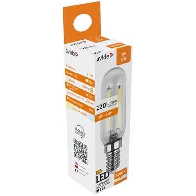 Product Λάμπα LED Avide T25 2W E14 Λευκό 4000K base image