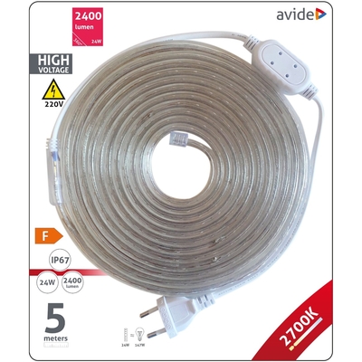 Product Ταινία LED Avide Blister 220V 4.8W SMD3528 60LED 2700K IP67 5m base image