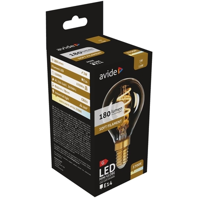 Product Λάμπες LED Avide Soft Σφαιρική 3W E14 360° Θερμό 2700K base image