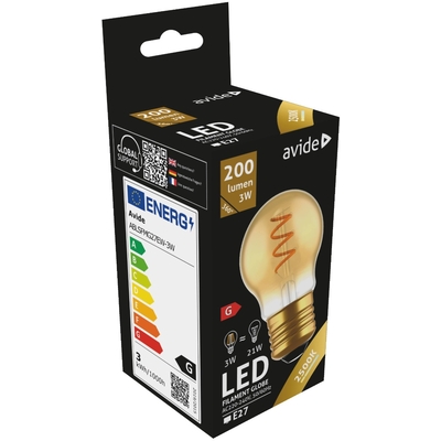 Product Λάμπες LED Avide Soft Σφαιρική 3W E27 360° Θερμό 2700K base image