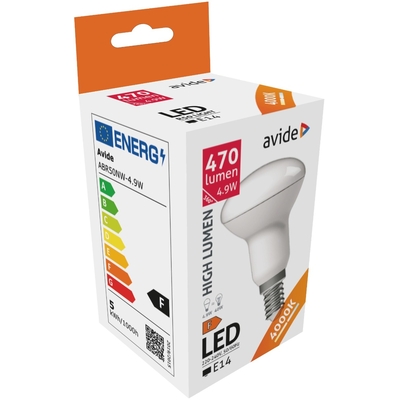 Product Λάμπα LED Avide R50 4.9W E14 Λευκό 4000K base image
