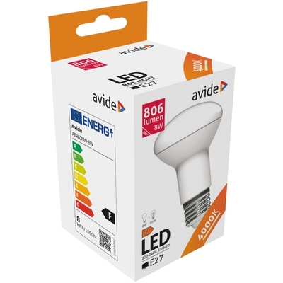 Product Λάμπα LED Avide R63 8W E27 Λευκό 4000K base image