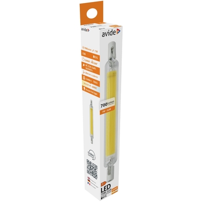 Product Λάμπα LED Avide 7W R7S 8x118mm Λευκό 4000K base image