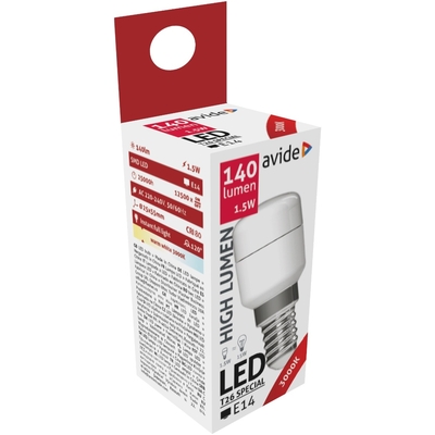 Product Λάμπες LED Avide T26 1.3W Θερμό 3000K base image