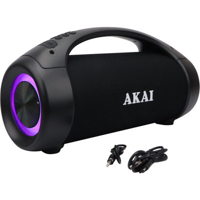 Product Φορητό ηχείο Akai ABTS-55 Αδιάβροχο με TWS, USB, LED, Aux-In και hands free 50 W base image