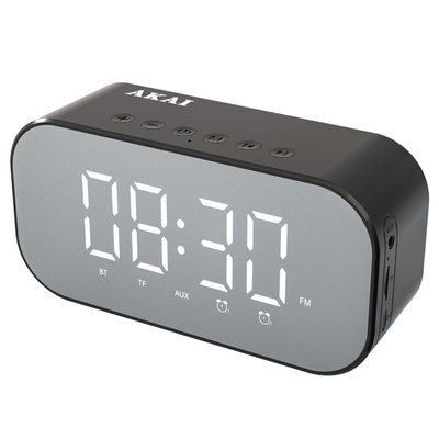 Product Ραδιορολόι Akai ABTS-C5 και ηχείο Bluetooth με Aux-In, micro SD και FM 3 W RMS base image