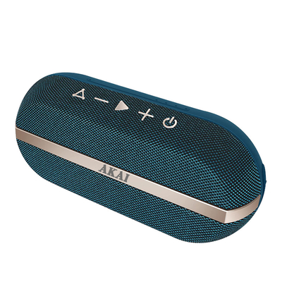 Product Φορητό Ηχείο Bluetooth Akai ABTSW-30B Μπλε αδιάβροχο με ύφασμα, AWS και handsfree-20W RMS base image