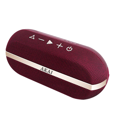 Product Φορητό Ηχείο Bluetooth Akai ABTSW-30R Κόκκινο αδιάβροχο με ύφασμα, AWS και handsfree-20W RMS base image