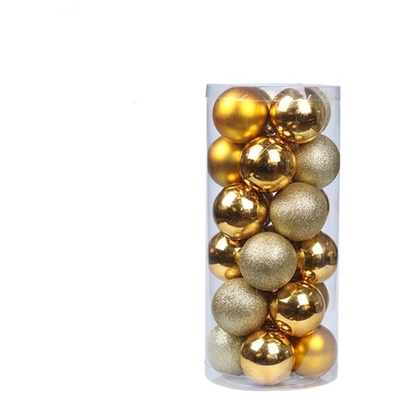 Product Χριστουγεννιάτικες Μπάλες Artezan 8cm Χρυσό 24τμχ/κουτί base image