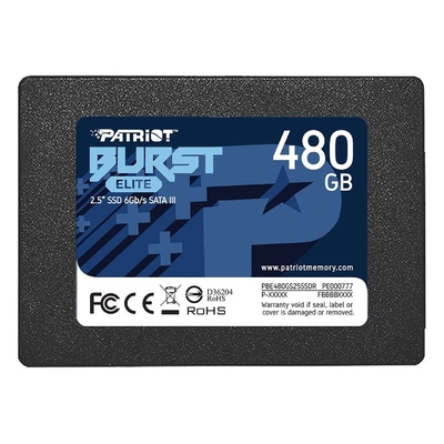 Product Σκληρός Δίσκος SSD 480GB Patriot Burst Elite - 2.5" - SATA 6 GB/s base image