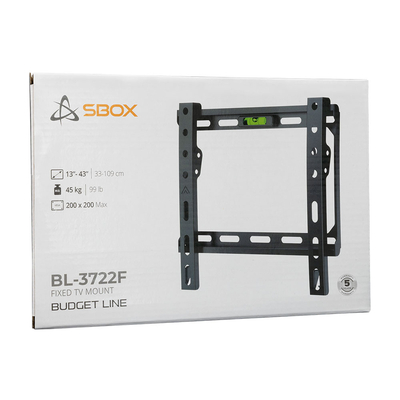 Product Βάση Τηλεόρασης Sbox Budget 13-43' Max Vesa 200x200 base image