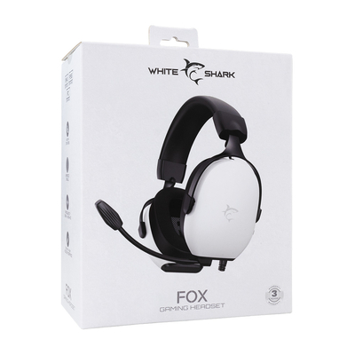 Product Headset White Shark Gaming Gh-2445 White For Pc, Ps4/5, Mac base image