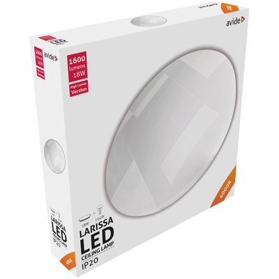 Product Πλαφονιέρα Οροφής Avide LED Μοντέρνα Larissa 18W 325*65.0mm Λευκό 4000K base image