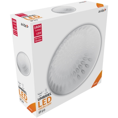 Product Πλαφονιέρα Οροφής Avide LED Μοντέρνα Umbriel (Raindrop) 18W 330*100mm base image