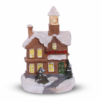 Product Χριστουγεννιάτικη Φιγούρα Artezan LED House Decoration Brown 10*6cm base image