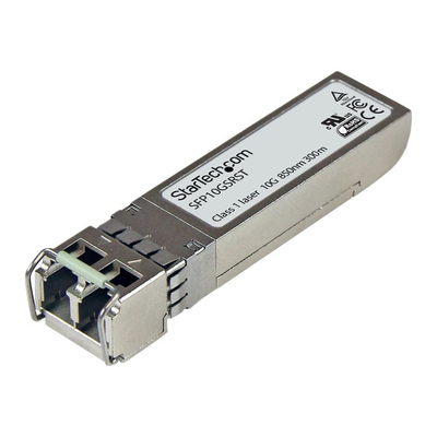 Product Network Switch StarTech Cisco Compatible 10GBase-SR Gigabit SFP + Transceiver Module MM LC base image