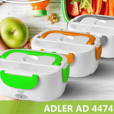 Product Φαγητοδοχείο Adler Heated Grey base image
