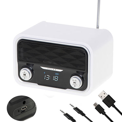 Product Επιτραπέζιο Ραδιόφωνο Adler Bluetooth WHITE base image