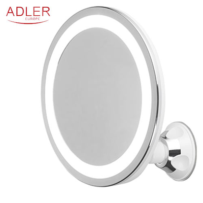 Product Καθρέπτης Μπάνιου Adler With LED από Μέταλλο 20x20cm Ασημί base image