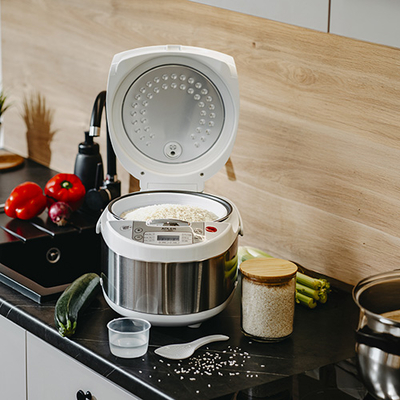 Product Βραστήρας Ρυζιού Adler 6-In-1 Multi-Cooker 3.25l 700w White/Silver  base image
