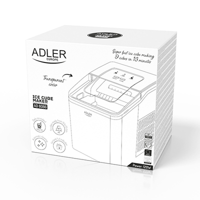 Product Παγομηχανή Adler 1.5l 100w Silver  base image
