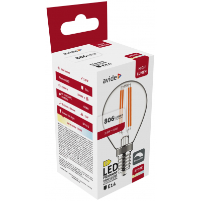 Product Λάμπα LED Avide Mini Globe 5.9W E14 WW 2700K Dimmable base image