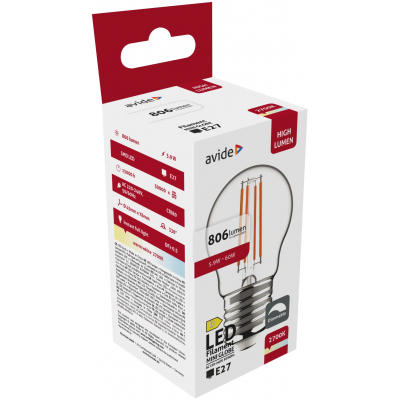 Product Λάμπα LED Avide Mini Globe 5.9W E27 WW 2700K Dimmable base image