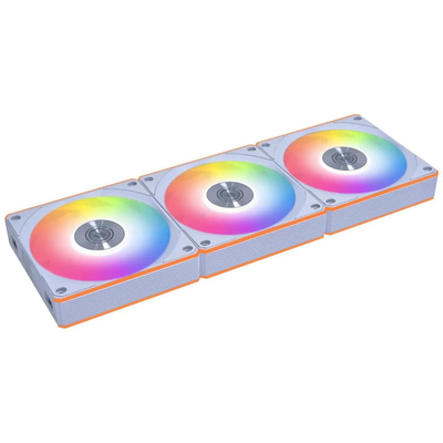 Product Case Fan 12cm Lian Li UNI RGB CL Wireless Reverse Blade White - (3pcs) - W/ controller - Static Pressure base image