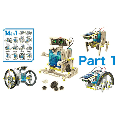 Product Εκπαιδευτικό robot kit AG211B, 14 σε 1, Ηλιακό base image