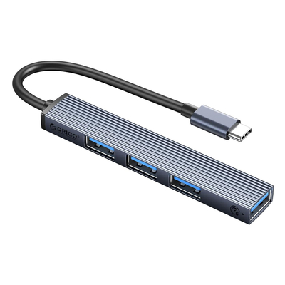 Product USB Hub Orico Ahc2-4A, 4X Θυρών, USB 3.0, 5Gbps, USB-C, Γκρι base image