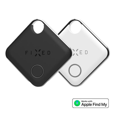 Product Airtag Fixed for Apple with APP SUPPORT DUO PACK Black & White base image