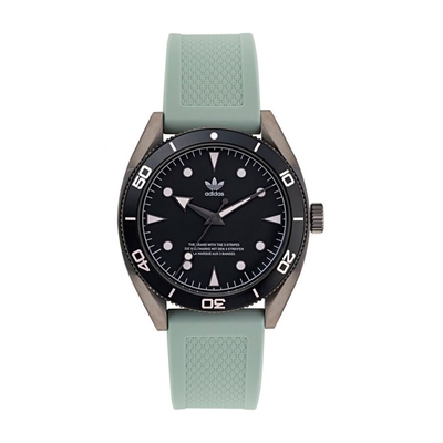 Product Ανδρικό Ρολόι Adidas Aofh22001 (43mm) Καουτσούκ Λουράκι Πράσινο base image