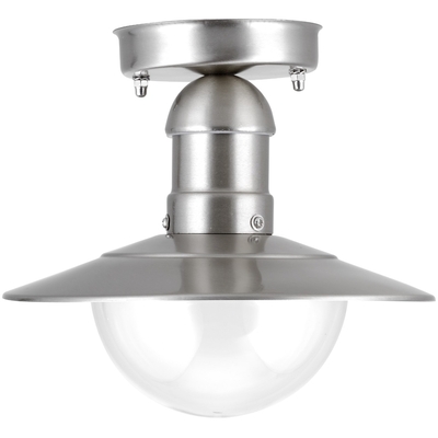 Product Εξωτερικό Φωτιστικό Οροφής Avide Imperial 1xE27 IP44 Stainless Steel base image
