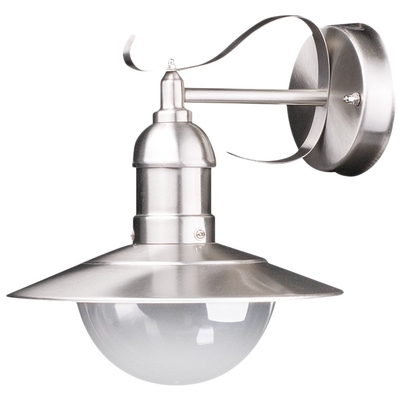 Product Εξωτερικό Φωτιστικό Τοίχου Avide Imperial 1xE27 IP44 Σατέν Νίκελ base image